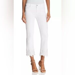 J Brand Women's White Ankle Jeans -SELENA white lace!!! nWOT
